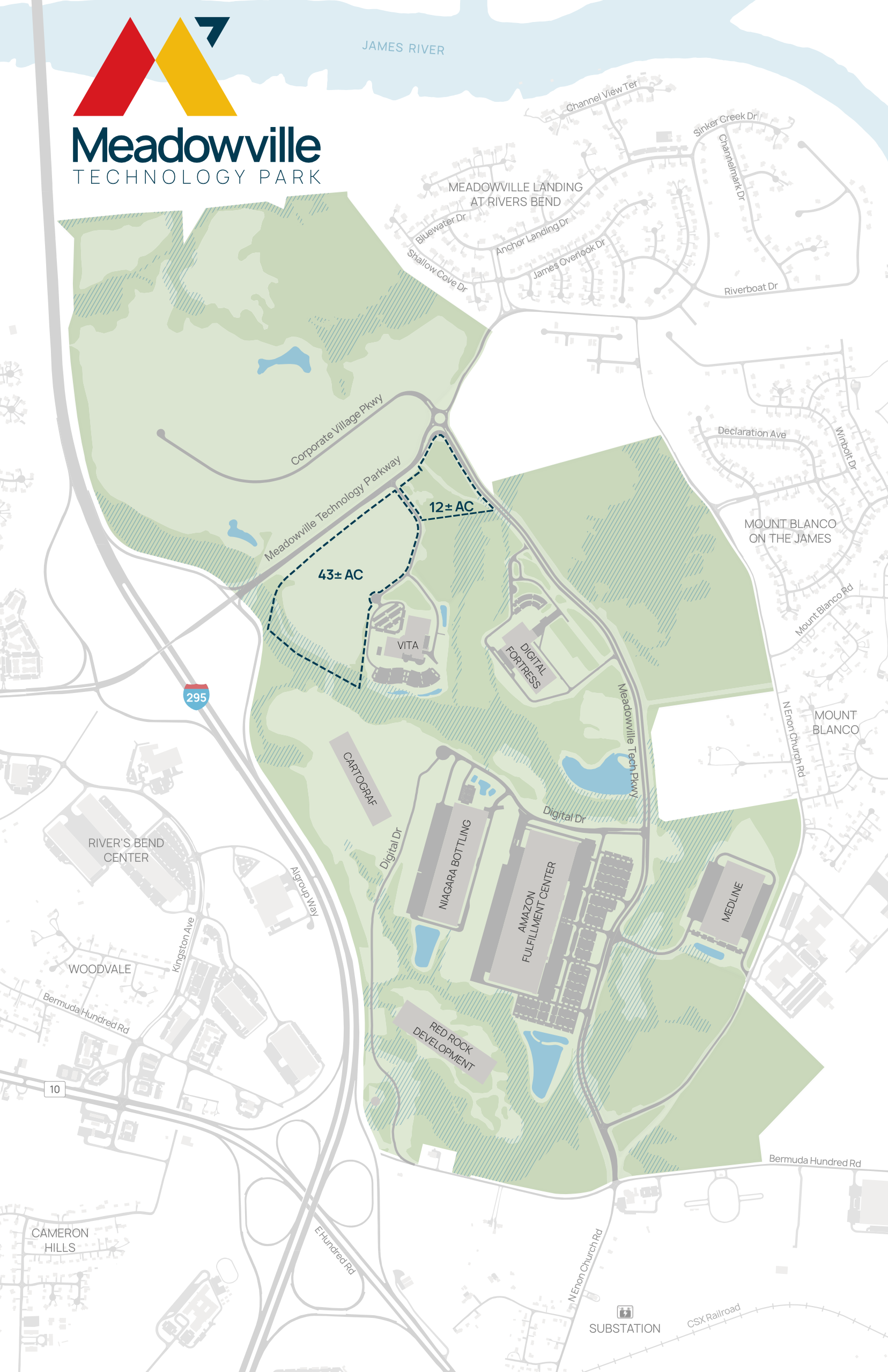 Meadowville Sites Map 2023